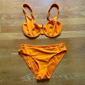 Cuup swim bikini set - scoop top and brief bottom
